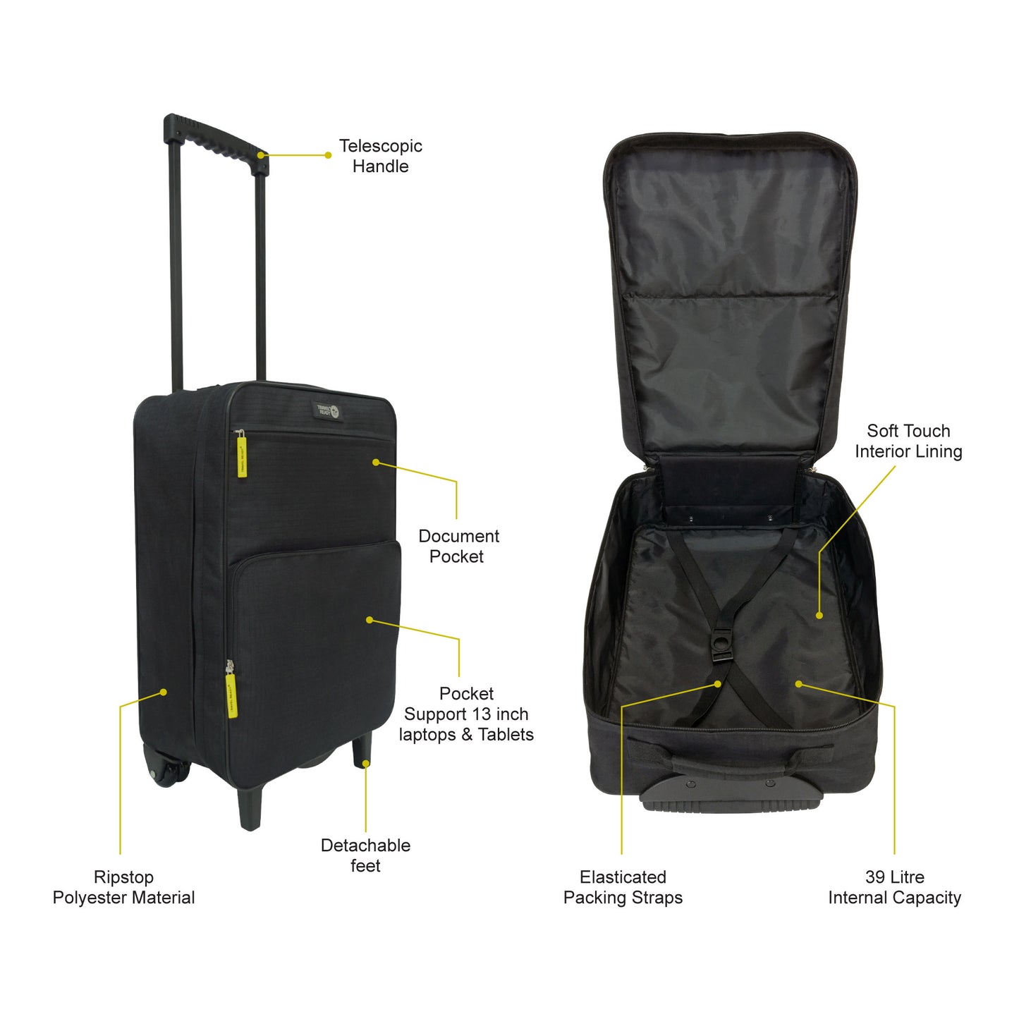 2 Wheel Trolley Bag